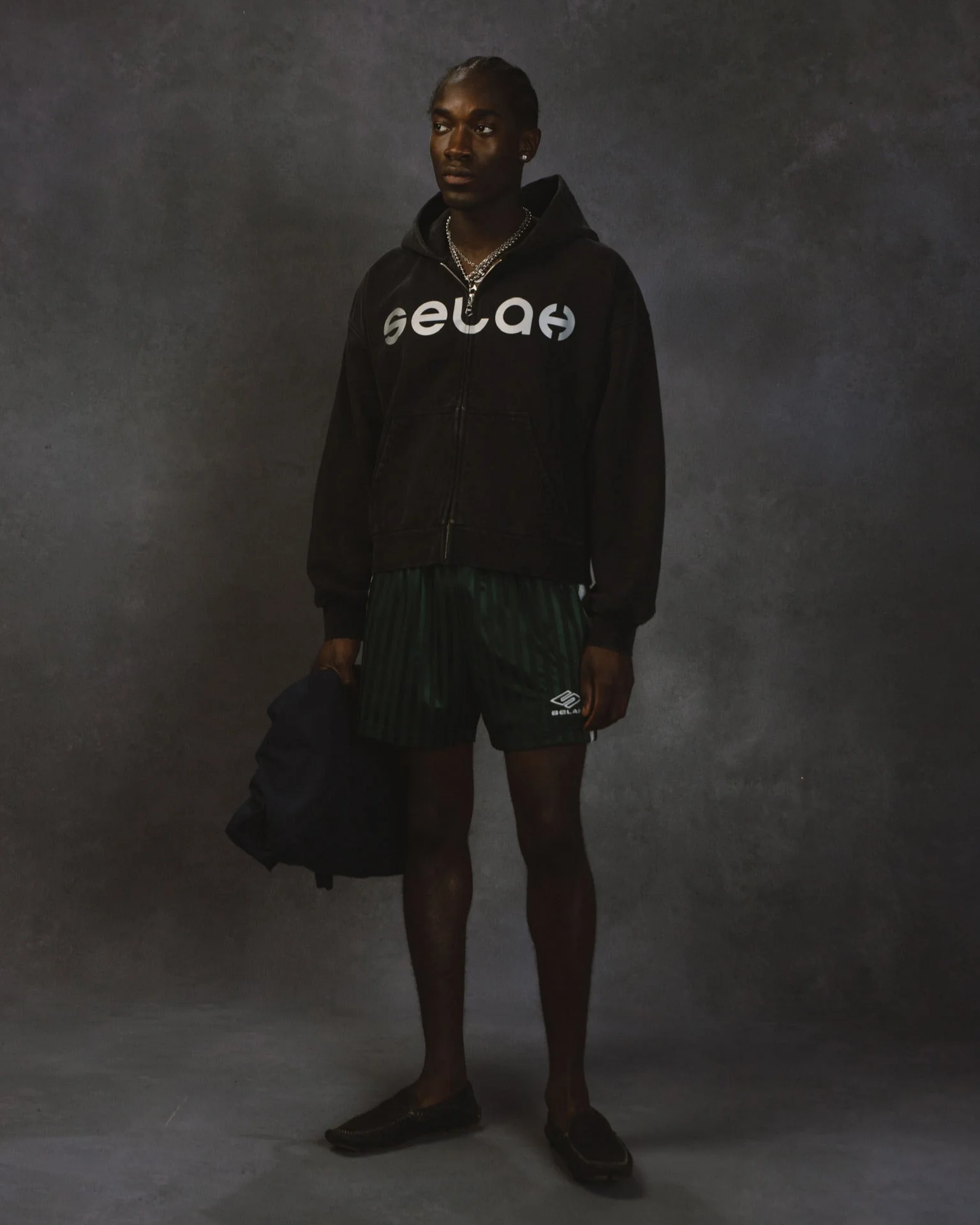 "ATHLETICA" LACE SOCCER SHORTS - Image 5