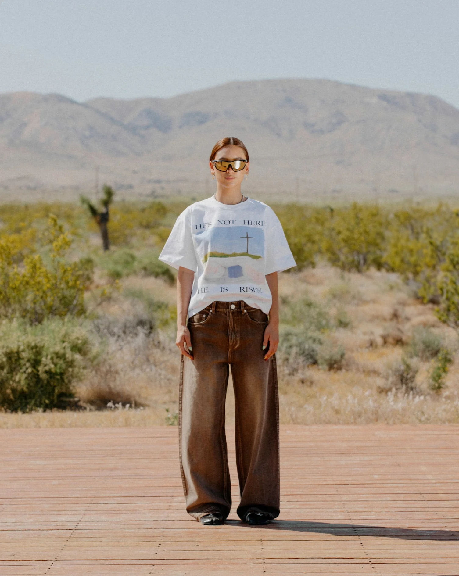 "HE'S NOT HERE" TEE - Image 2