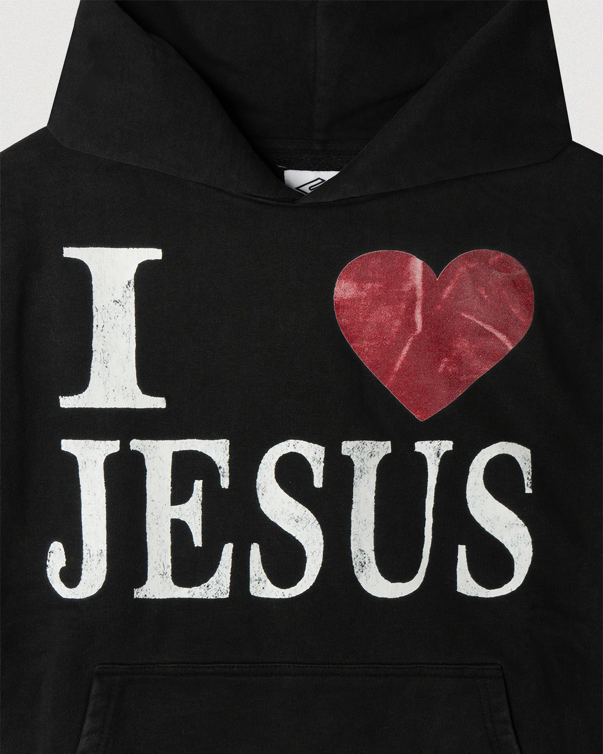 "I LOVE JESUS" SUN-FADED HOODIE - Image 6