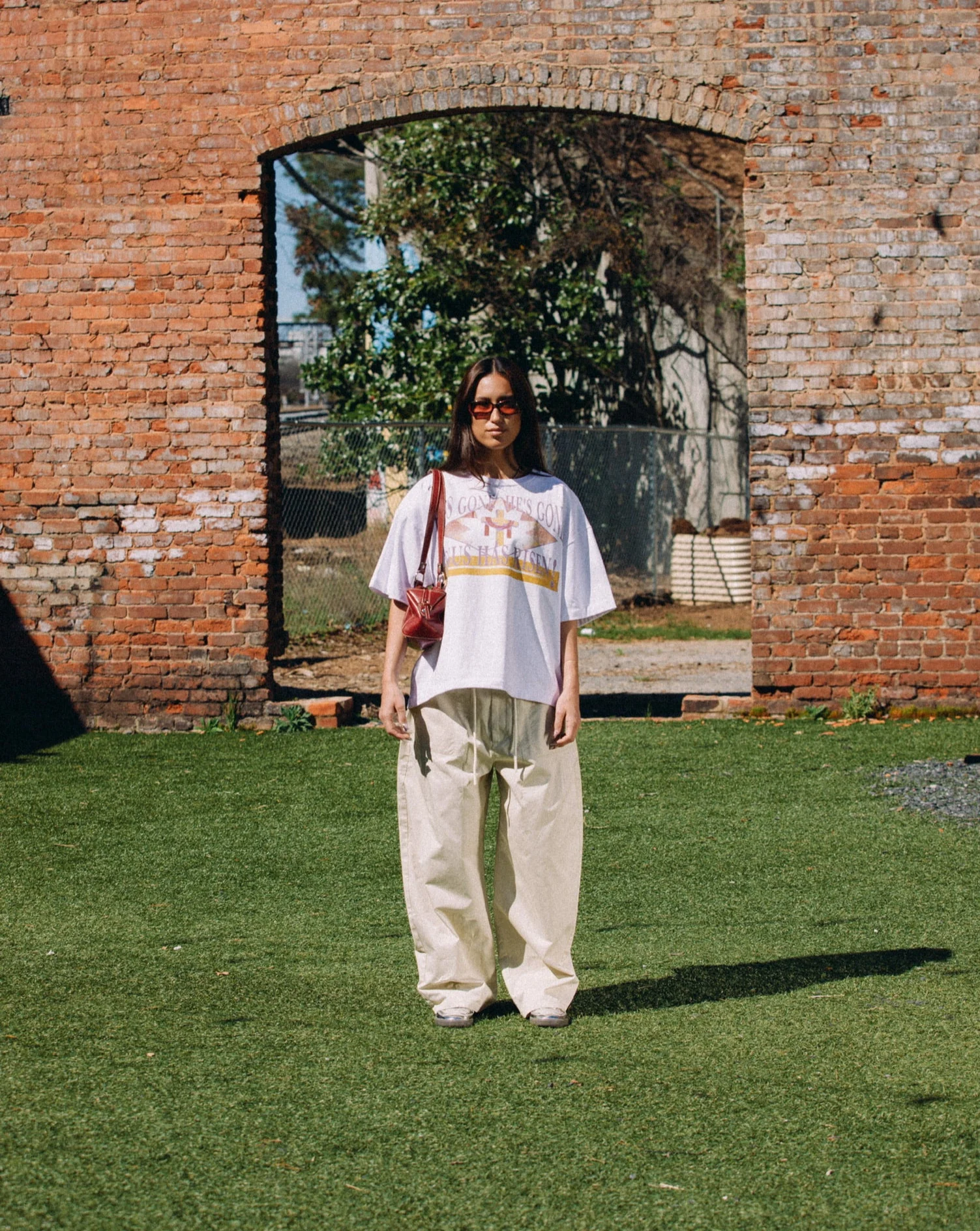 "JESUS HAS RISEN" TEE - Image 2