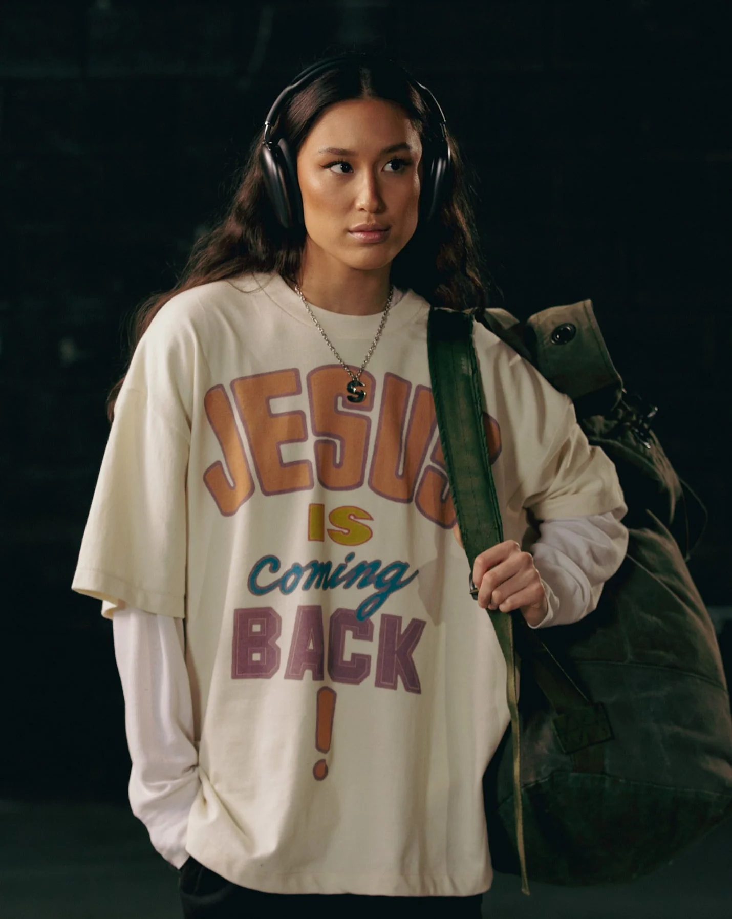 "JESUS IS COMING BACK" HEAVY TEE - Image 3