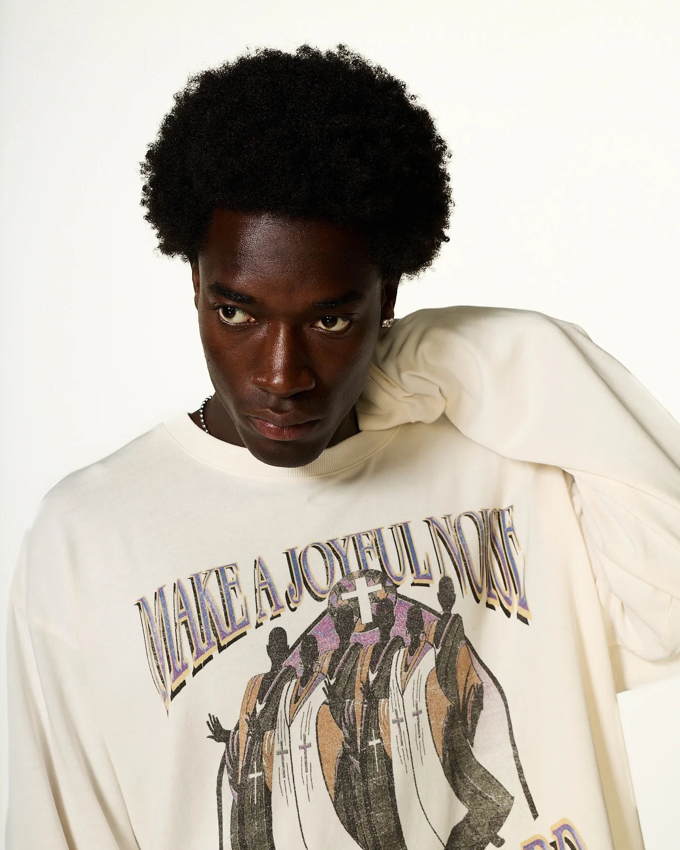 "JOYFUL NOISE" LONG SLEEVE TEE - Image 3
