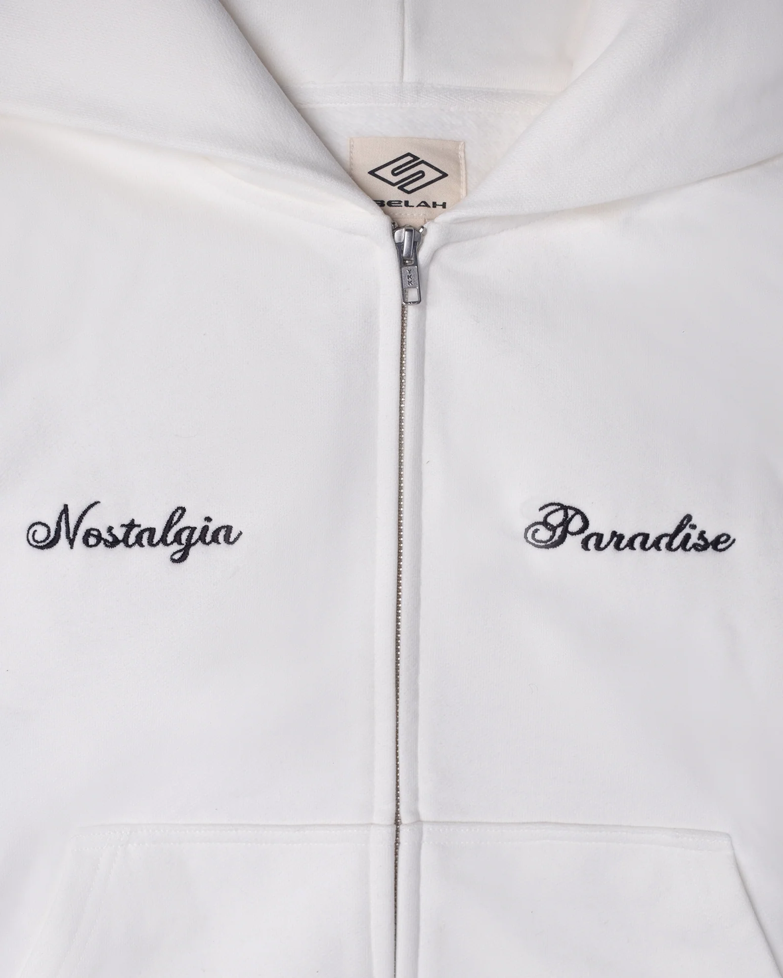 "PARADISE" CROPPED ZIP HOODIE - Image 4