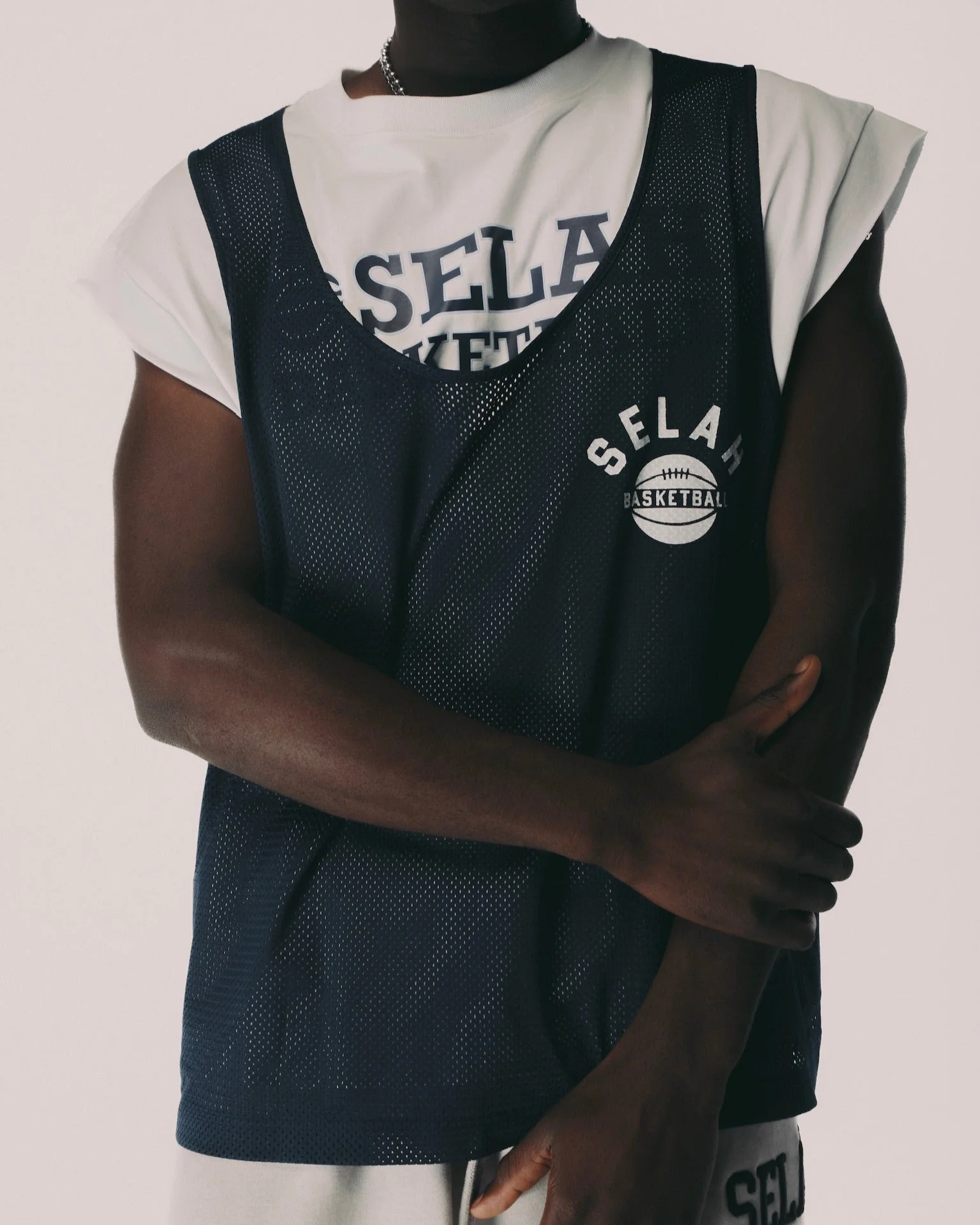 "SELAH BASKETBALL" PRACTICE JERSEY CUT OFF TEE - Image 4